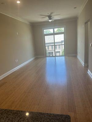 Hardwood floors should be updated. This style is old. Bad management and customer service .unresponsive leasing office.