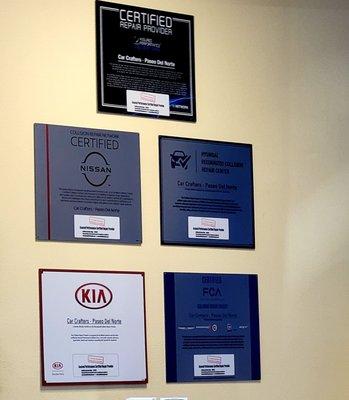 Some Car dealers service recognized