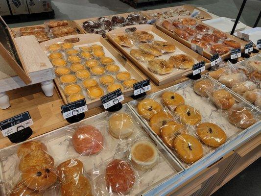 Custard tarts and other sweet breads