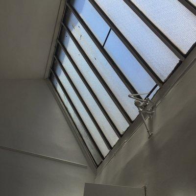 Beautiful natural light from the skylight