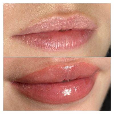 Permanent makeup/ Aquarelle lips