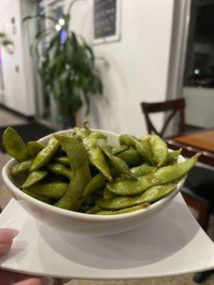 2. Sweet and Spicy Edamame