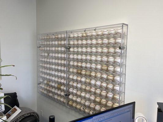 Custom Acrylic Baseball Display Case