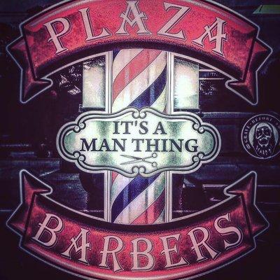 The Plaza Barbers Logo