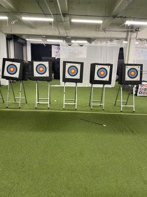 Indoor archery range