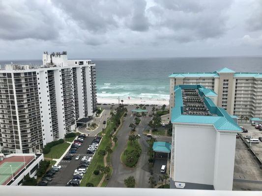 View from our 19th floor balcony of Ariel Dunes 1