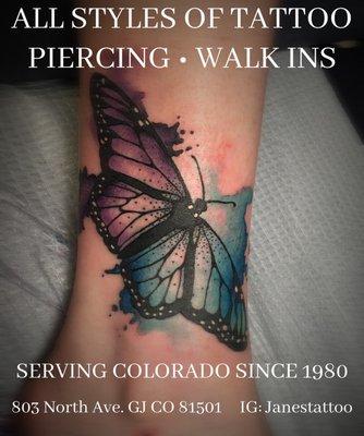 All styles welcome at CJT and piercing too!