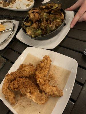 Chicken Tenders & Brussels Sprouts