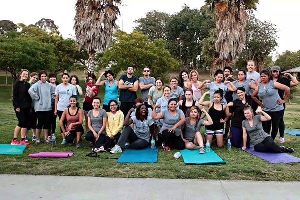 WorkoutLA Mid-Wilshire & Studio City combine for one fun workout!