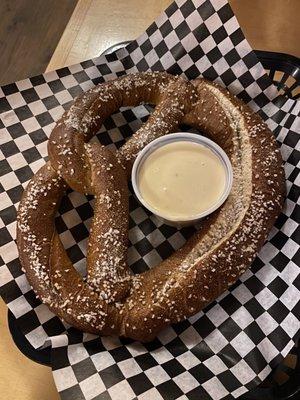 This super soft pretzel was the size of my head!