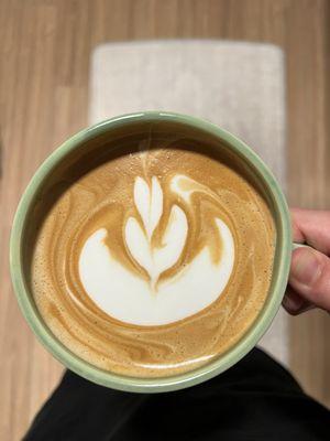 Home latte art made after taking Mastering Latte Art