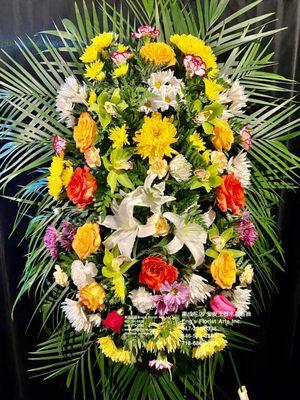 Sympathy flowers arrangement for your beloved ones.