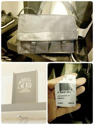 This bag after all the discount $124.00....