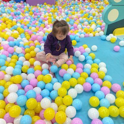 Ball pit - there is a big one and a smaller one