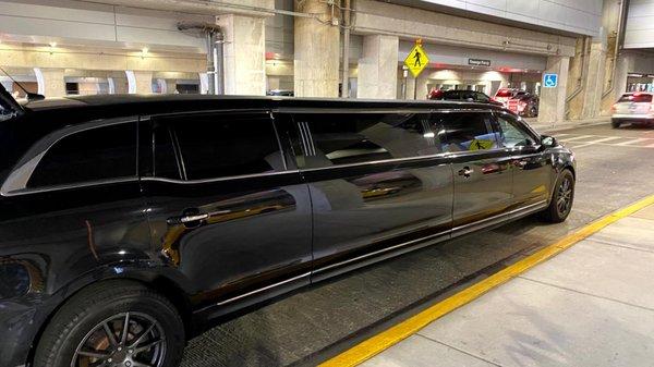 Limo pick up from Midway Airport.