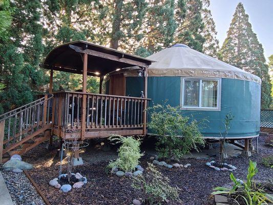 The Yogi Bear themed yurt!