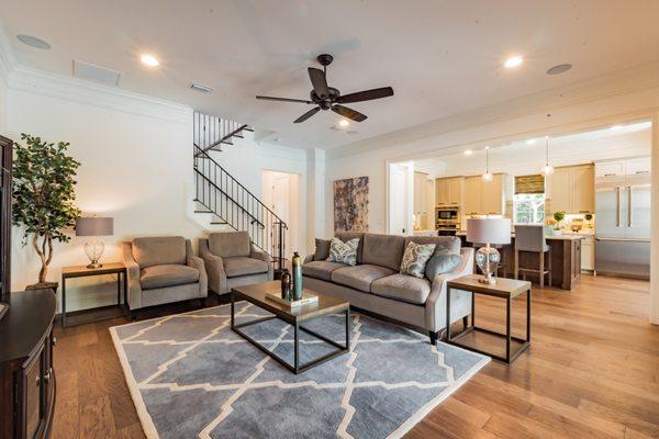 Home Staging Pros Orlando FL Family Room Staged