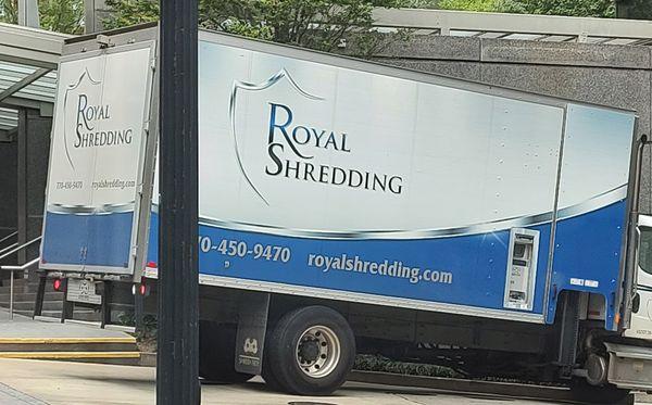 Royal Shredding Truck