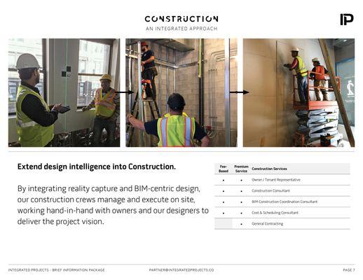 BIM-Centric General Contracting Services (Residential, Commercial, Offices)