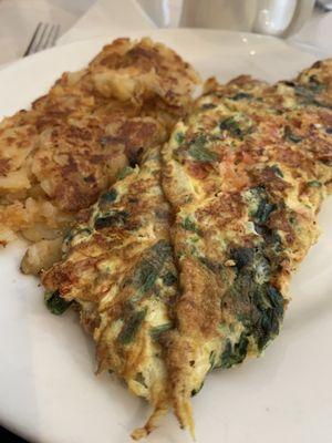 Mommy's Spinach Omelette