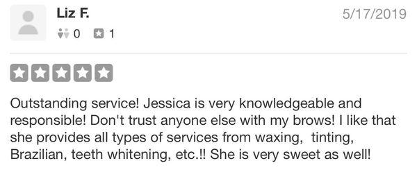 Good review from a client showing on the non recommended section