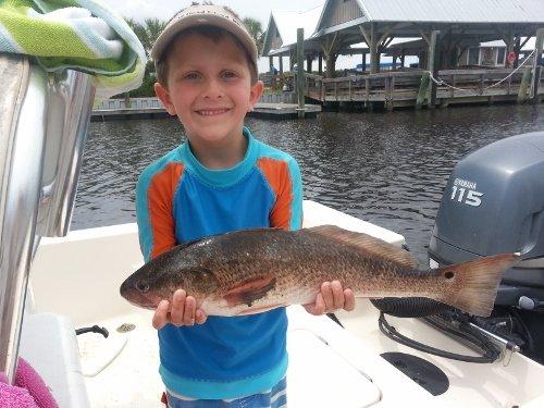 Young Children create memories that will last a lifetime with Capt.Mike Dennis