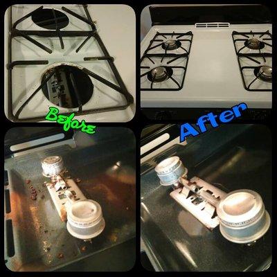 Stovetop and Oven Deep Cleaning