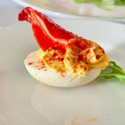 Lobster deviled egg