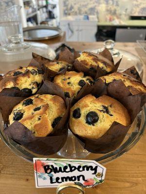 Blueberry lemon muffins