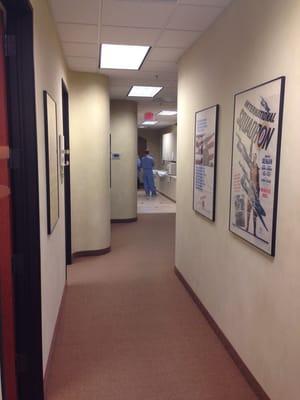 Surgeons down the hall.