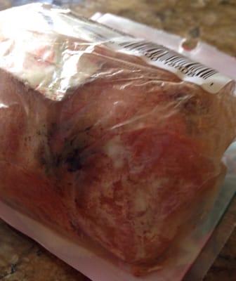 Noticeable mold in the turkey pepperoni. Guess I'll need to exam even the packaged foods from now on!