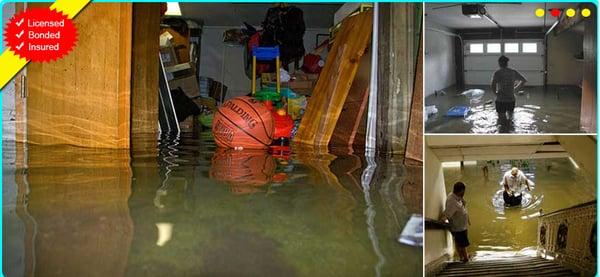 Flooded basement