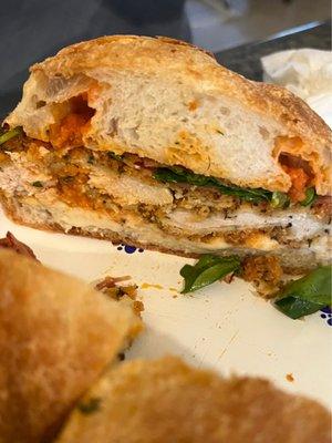 Chicken Parm sandwich...it doesn't matter what time it is ...just order it.  AMAZING