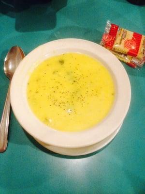 Broccoli cheese soup