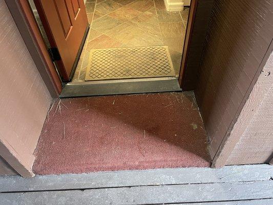 Dirty entry way