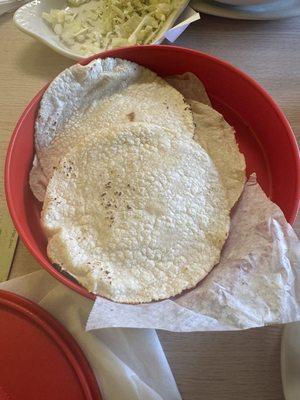 Fresh tortillas