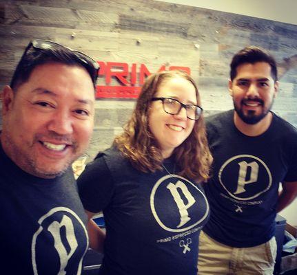 Great minds think alike! Primo  shirt day! P