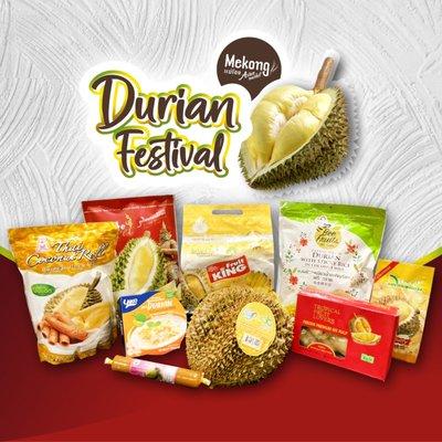 Durian festival is here!
Many durian products that we put on shelf @Meknog Asian Market.
Come & check em out!