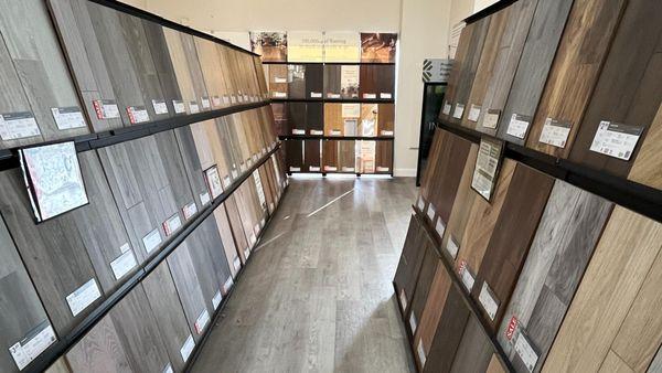 Interior of LL Flooring #1056 - Woburn | Aisle View