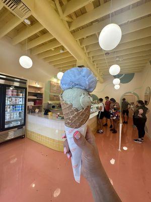 Double scoop ice cream