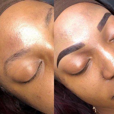 Ombré Microshaded Eyebrows