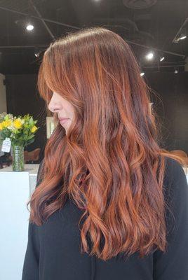 Copper hair