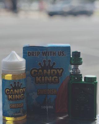 85w Smok G-Priv Baby with some Swedish Fish by Candy King.