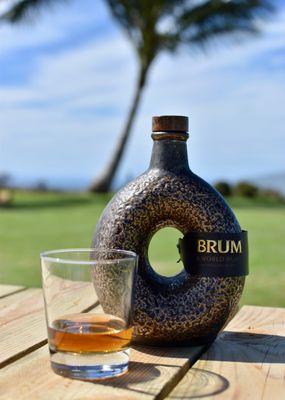 Brum, a Hawaii Sea Spirits distillery exclusive limited series first release, finished with hand-charred kiawe.