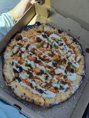 Buffalo chicken pizza