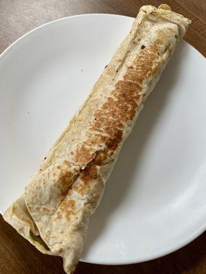 Large Chicken Shawarma is 11 inches long