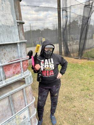 Paintball girl