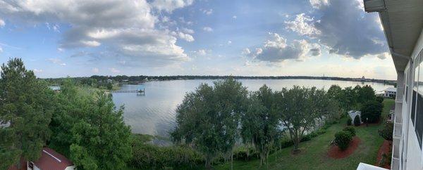 Lake view from our room