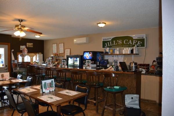 Homemade breakfast and coffee at the counter top