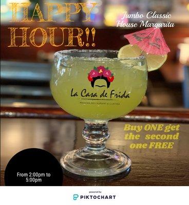 Happy Hour !! 2-6pm